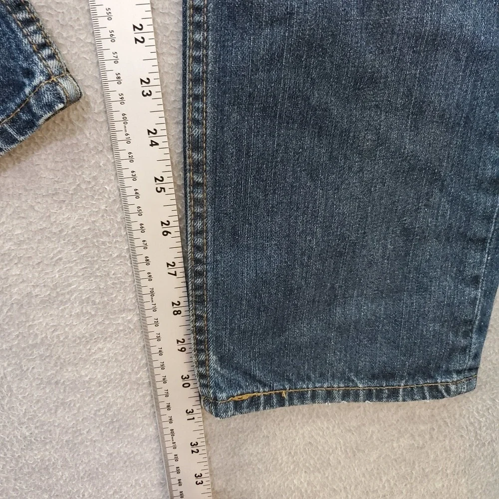 Levi's 514 Men Jeans 32x32 Blue Denim Tumbled Rigid Slim‎ Fit (34x31)
